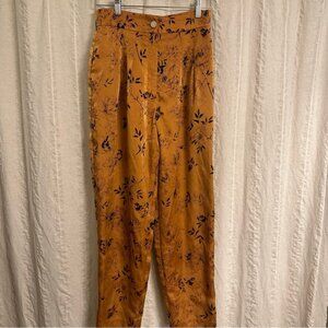 House of Harlow 1960 x revolve‎ print pants velvet floral pattern size small